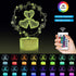 I love you Night Light, Hologram 16 Colors with Remote Control